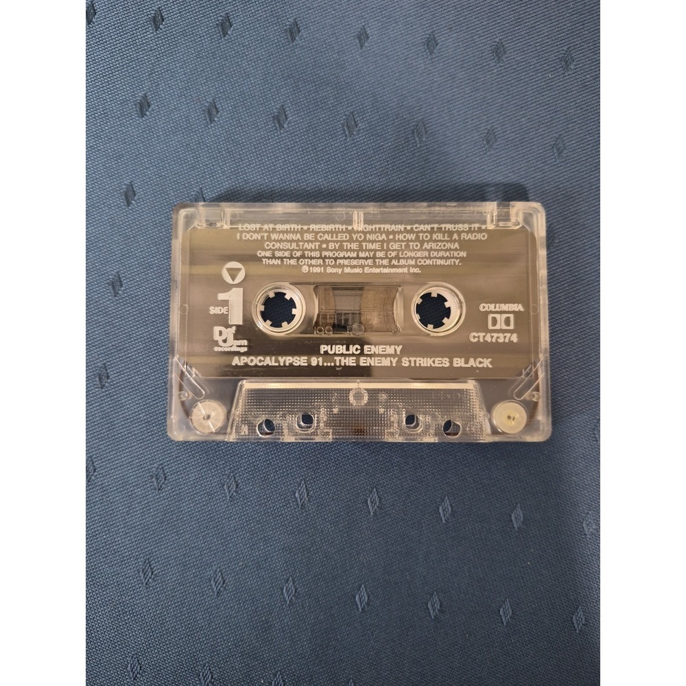 Public Enemy - Apocalypse 91... The Enemy Strikes Black Cassette Tape - Picture 4 of 8